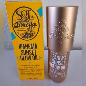 Sol De Janeiro Ipanema Sunset Glow Oil - Shimmer Body Bronzer | 2.5 oz / 75 mL